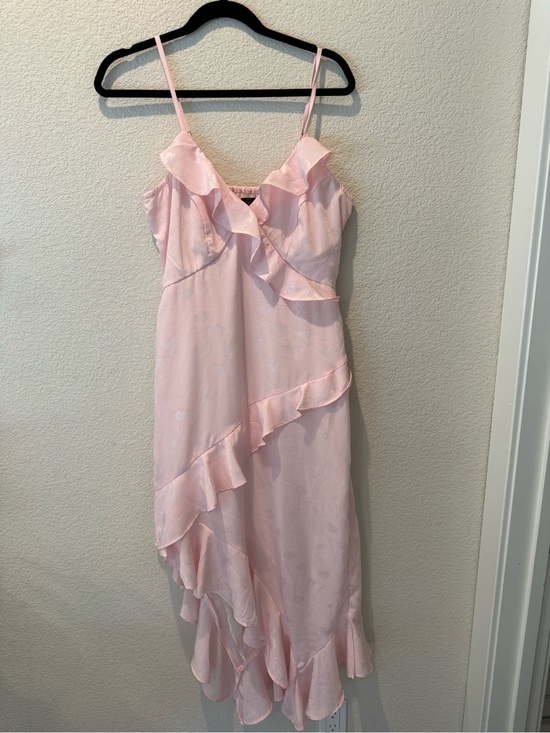 Dresses & Skirts - Pink Ruffle Slip Dress